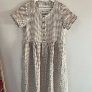 notPERFECTLINEN Maxi MAMA-2 short sleeve linen dress (NEW, UNWORN)